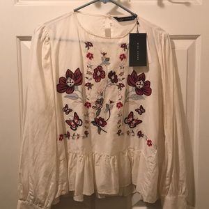 Zara Long Sleeve Blouse